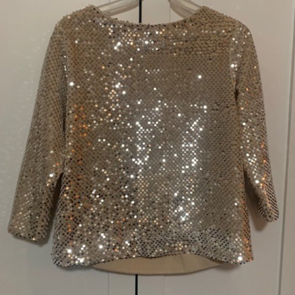 Endless Rose Heavily Embellished Long Sleeve Top